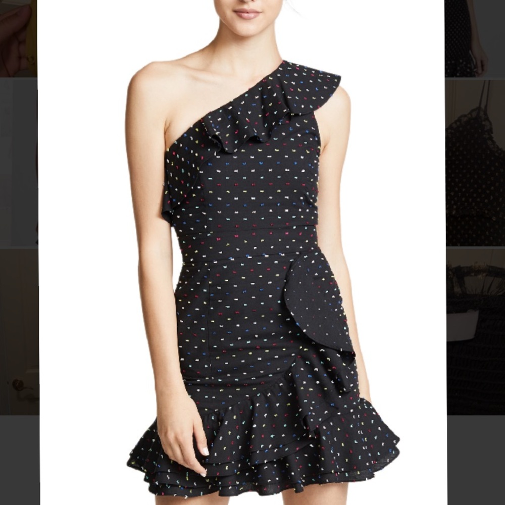 WAYF one shoulder dress